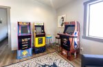 Upper-Level common area with 3 arcade games. 